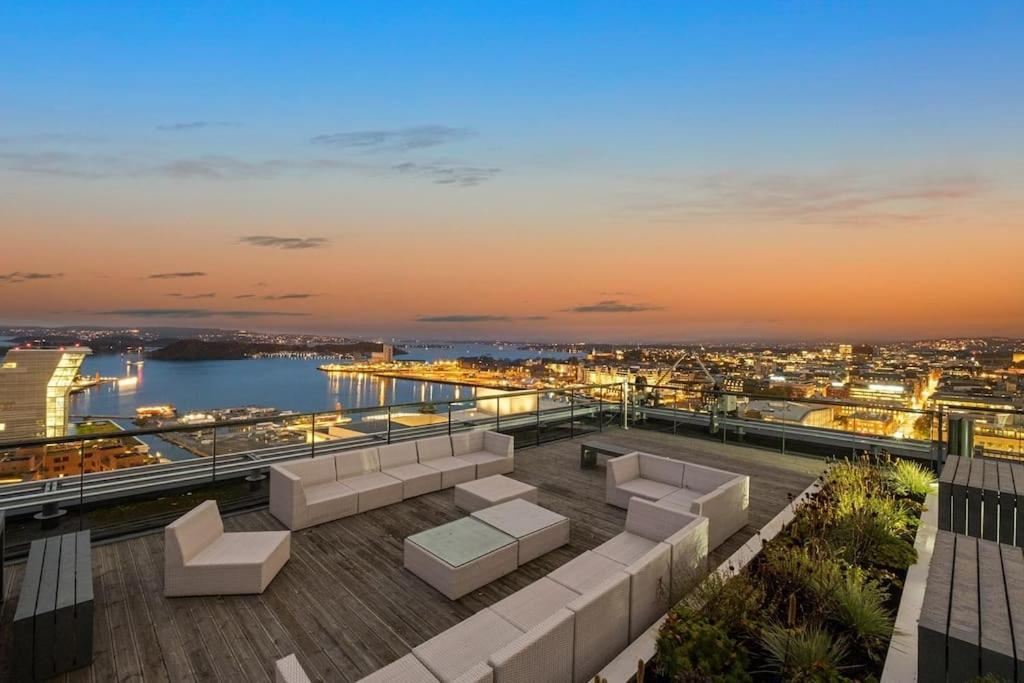 Modern 2Bed Room Sea View Apartment @ Oslo Barcode Exteriér fotografie