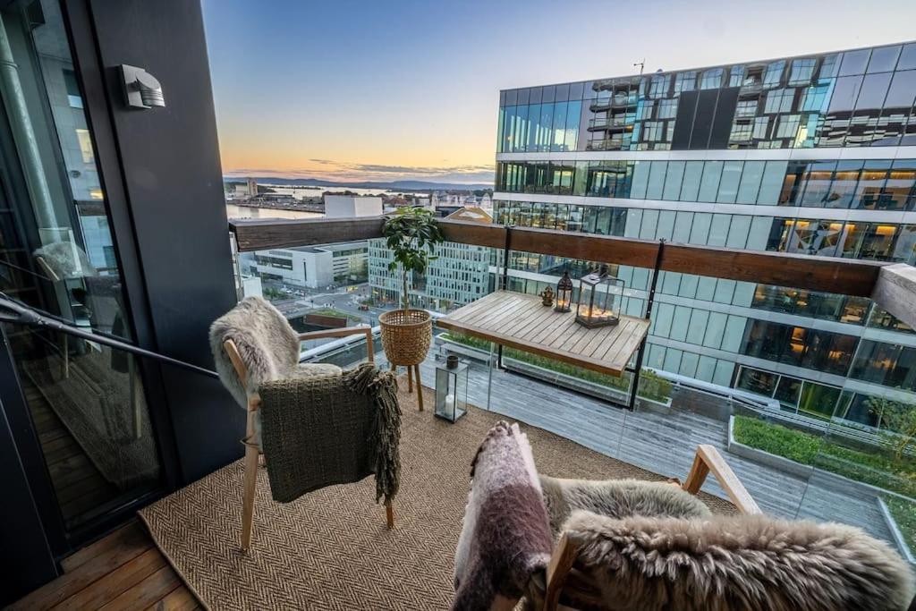 Modern 2Bed Room Sea View Apartment @ Oslo Barcode Exteriér fotografie